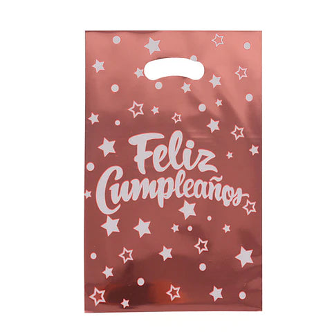 BOLSA DE DULCES ROSEGOLD X10U