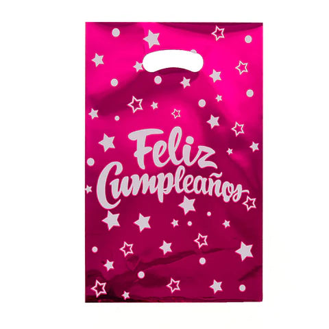 BOLSA DE DULCES FUCSIA X10U