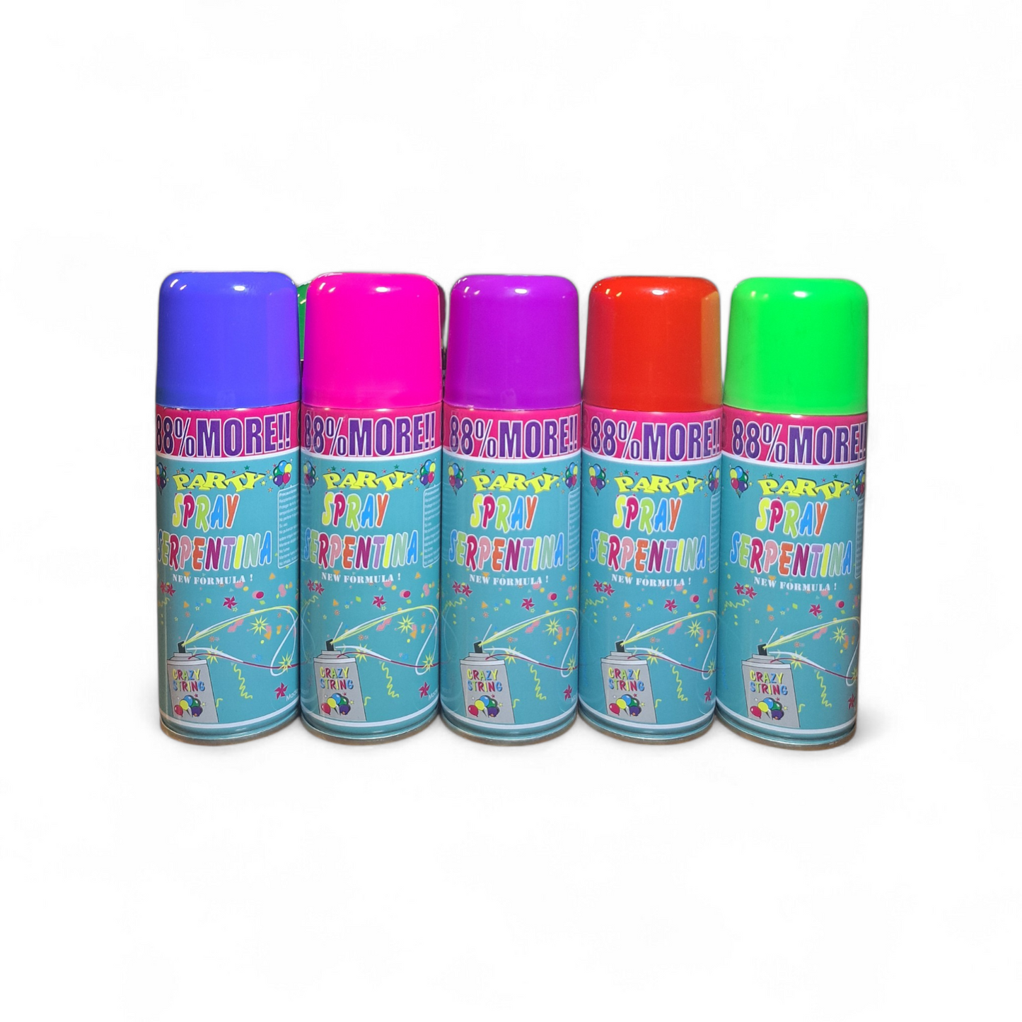 SPRAY DE SERPENTINA 250ML X1U (COLOR ALEATORIO)