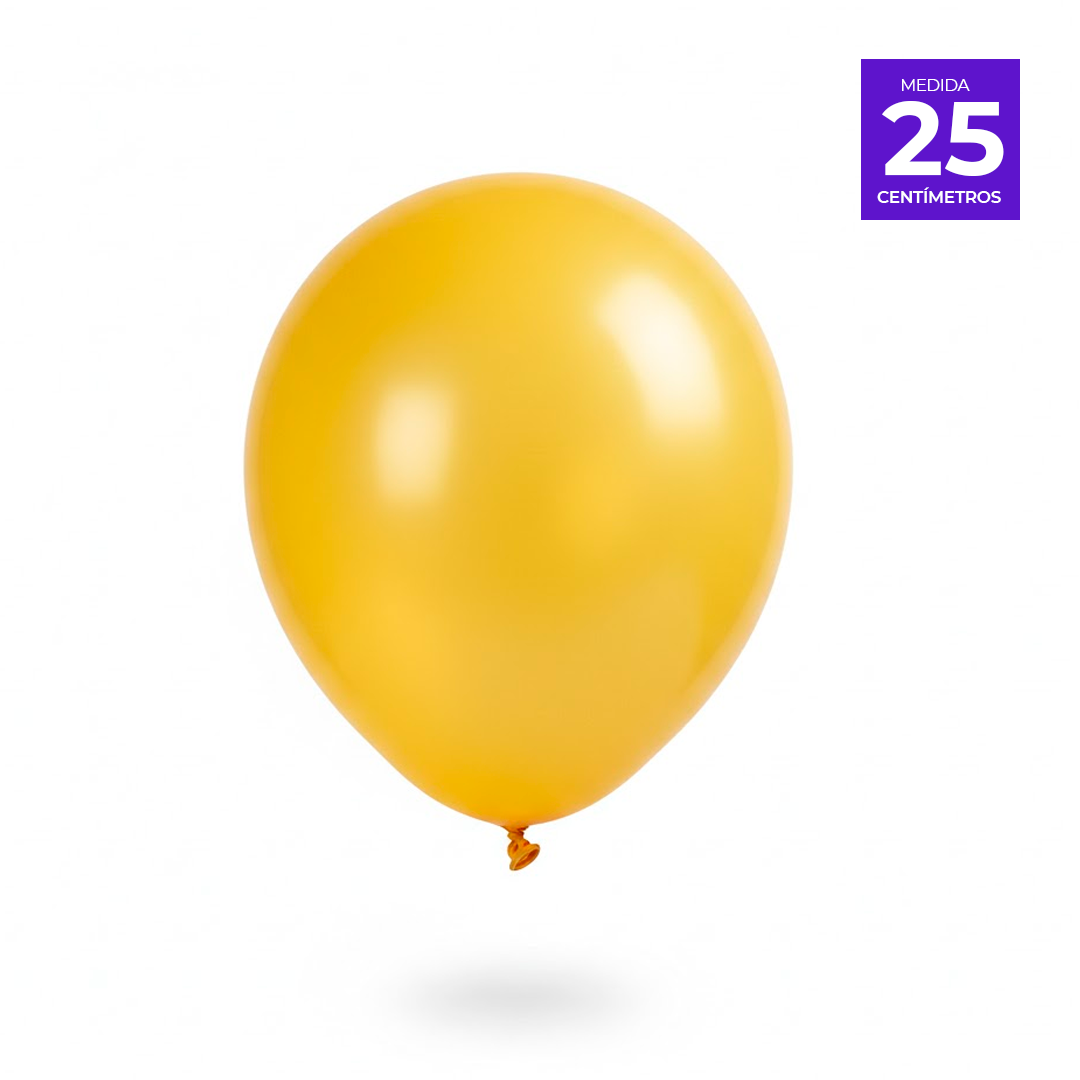 GLOBO LISO R10 X50U AMARILLO