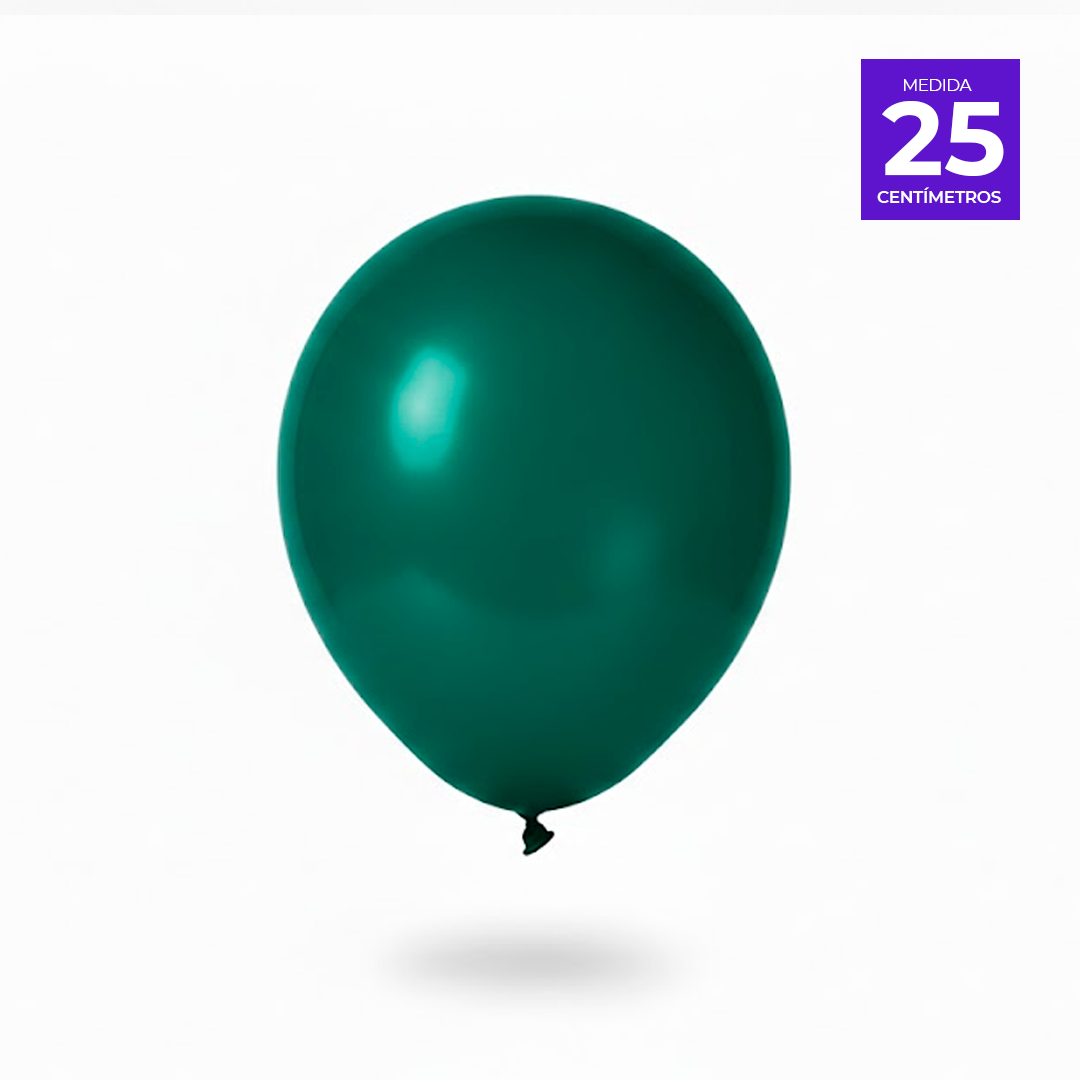 GLOBO LISO R10 X50U VERDE OSCURO
