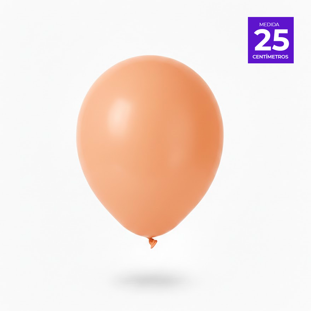 GLOBO LISO R10 X50U DURAZNO