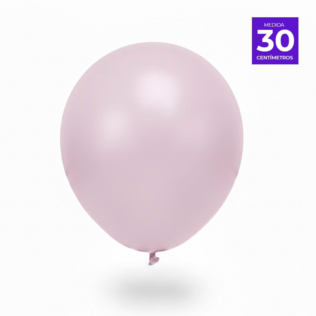 GLOBO LISO R12 X25U LILA PASTEL