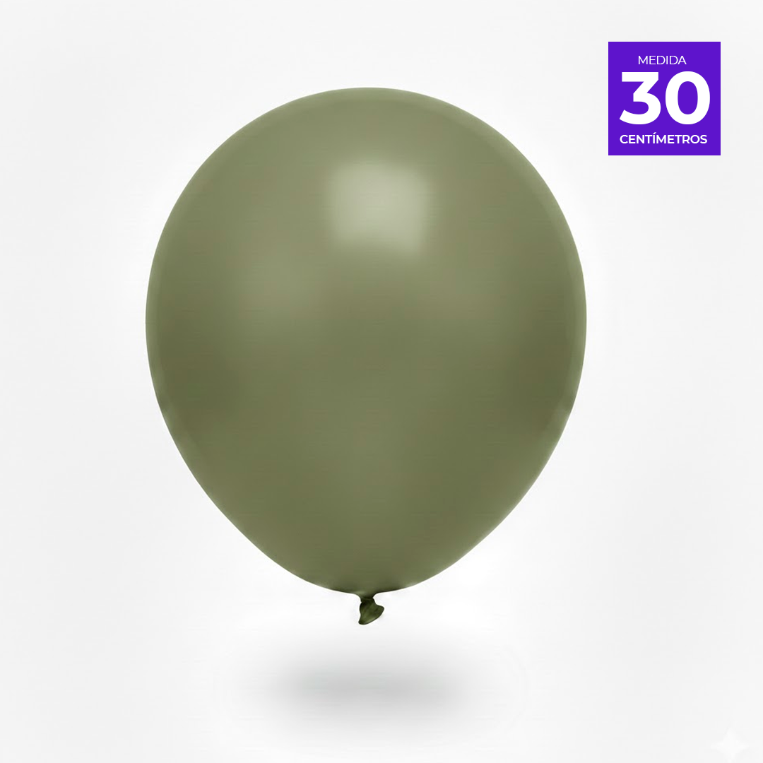 GLOBO LISO R12 X25U VERDE RETRO