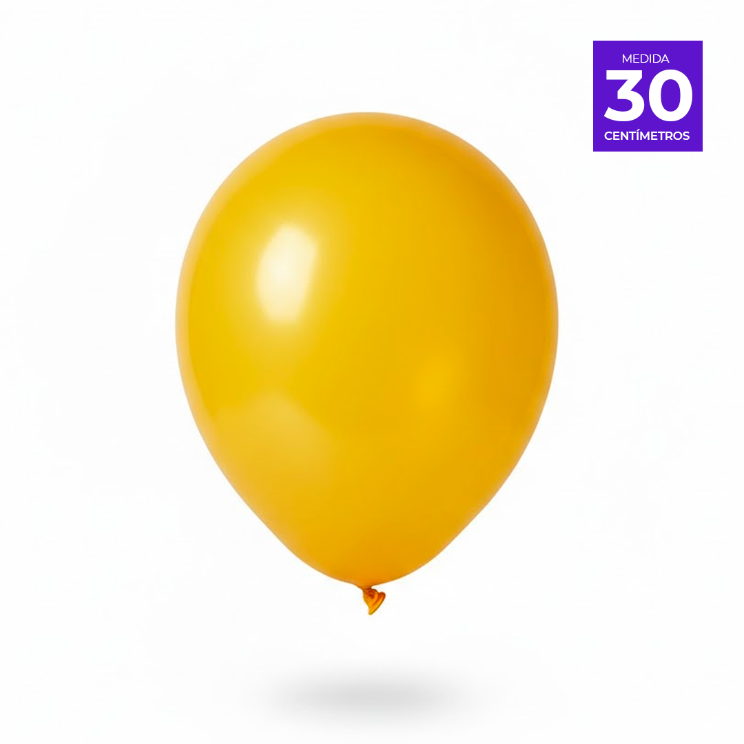 GLOBO LISO R12 X25U AMARILLO