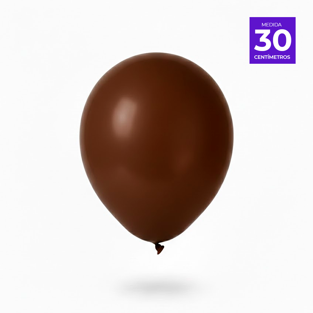 GLOBO LISO R12 x25U CAFE OSCURO