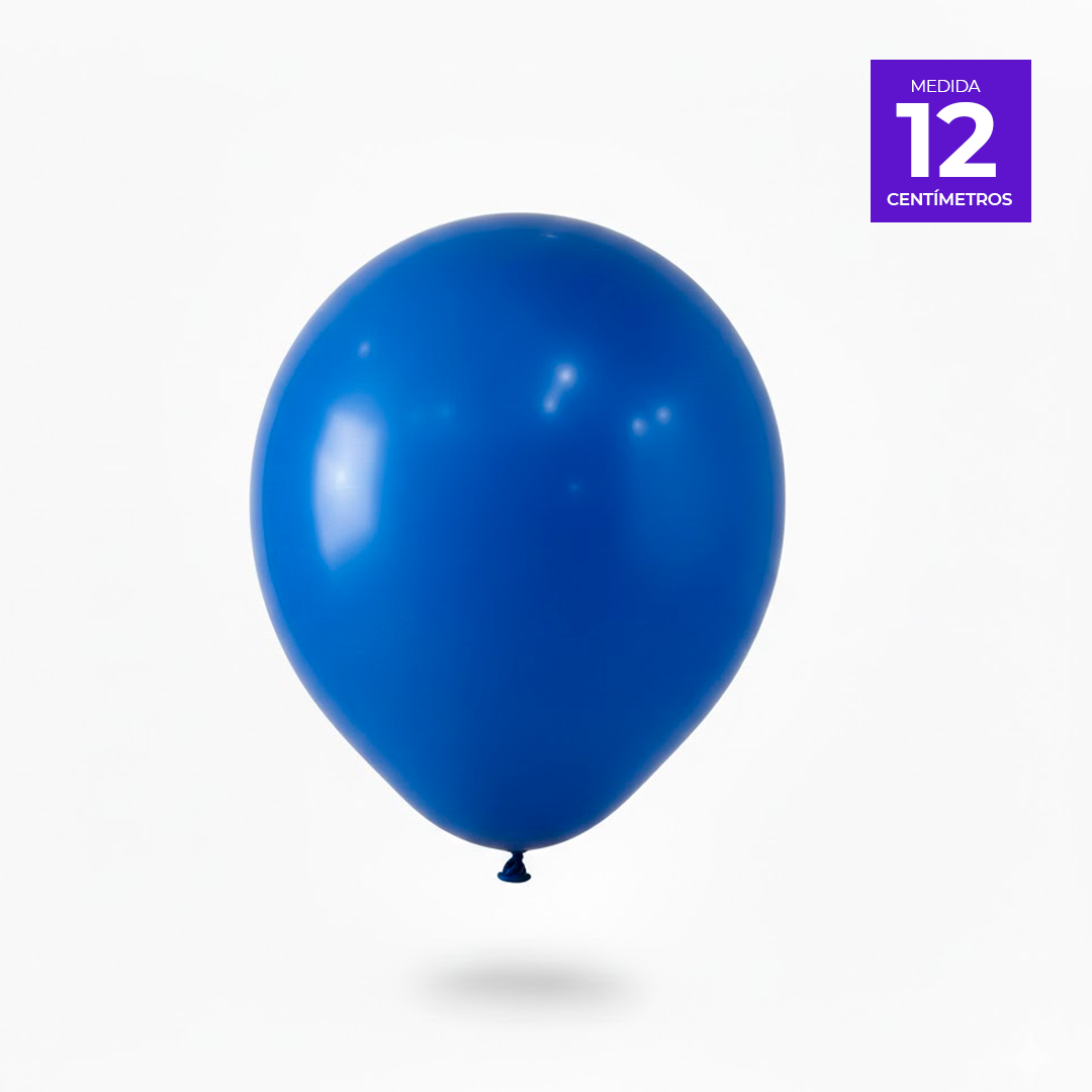 GLOBO LISO R5 X25U AZUL FUNNY