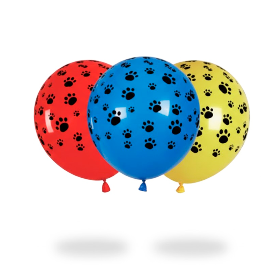 GLOBO ESTAMPADO X24U HUELLITAS NIÑO FUNNY