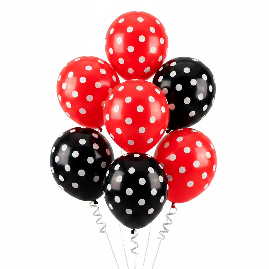 GLOBO POLKA X24U ROJO/NEGRO FUNNY