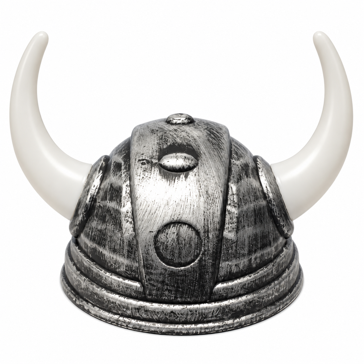 CASCO VIKINGO PLATEADO X1U