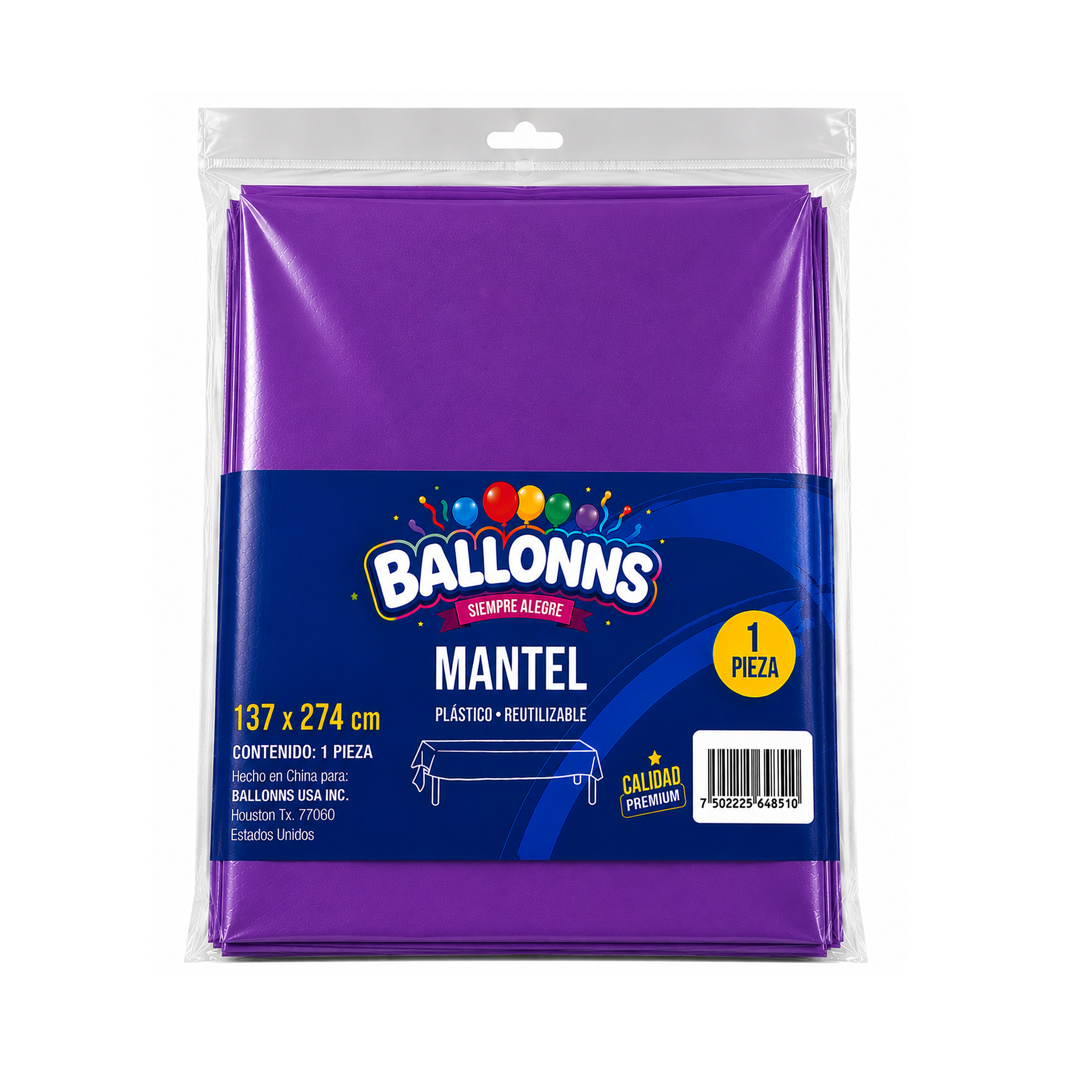 MANTEL MORADO 137X274CM X1U