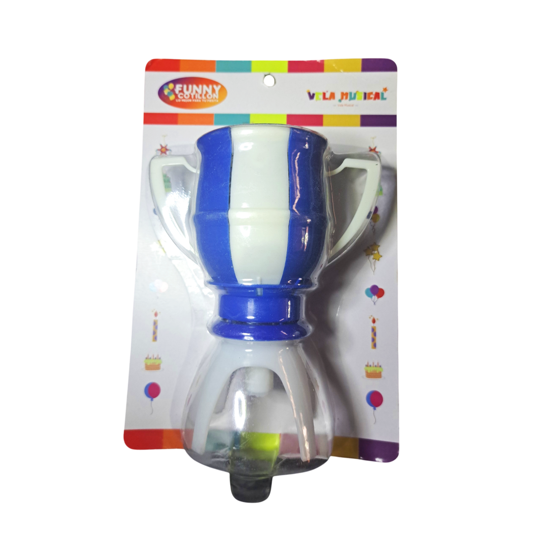 VELA COPA MUSICAL AZUL/BLANCO