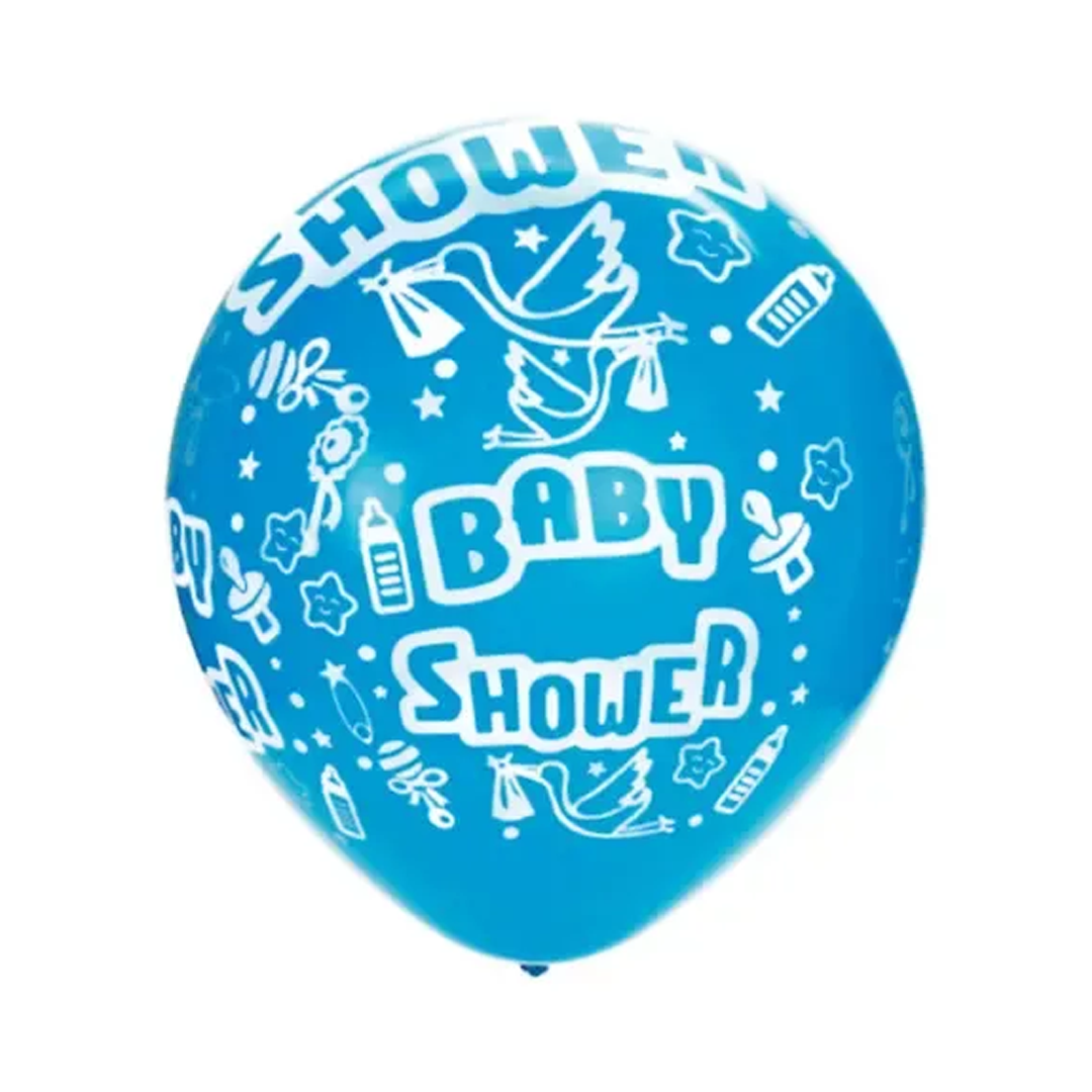 GLOBO LATEX BABY SHOWER NIÑO R12 X25
