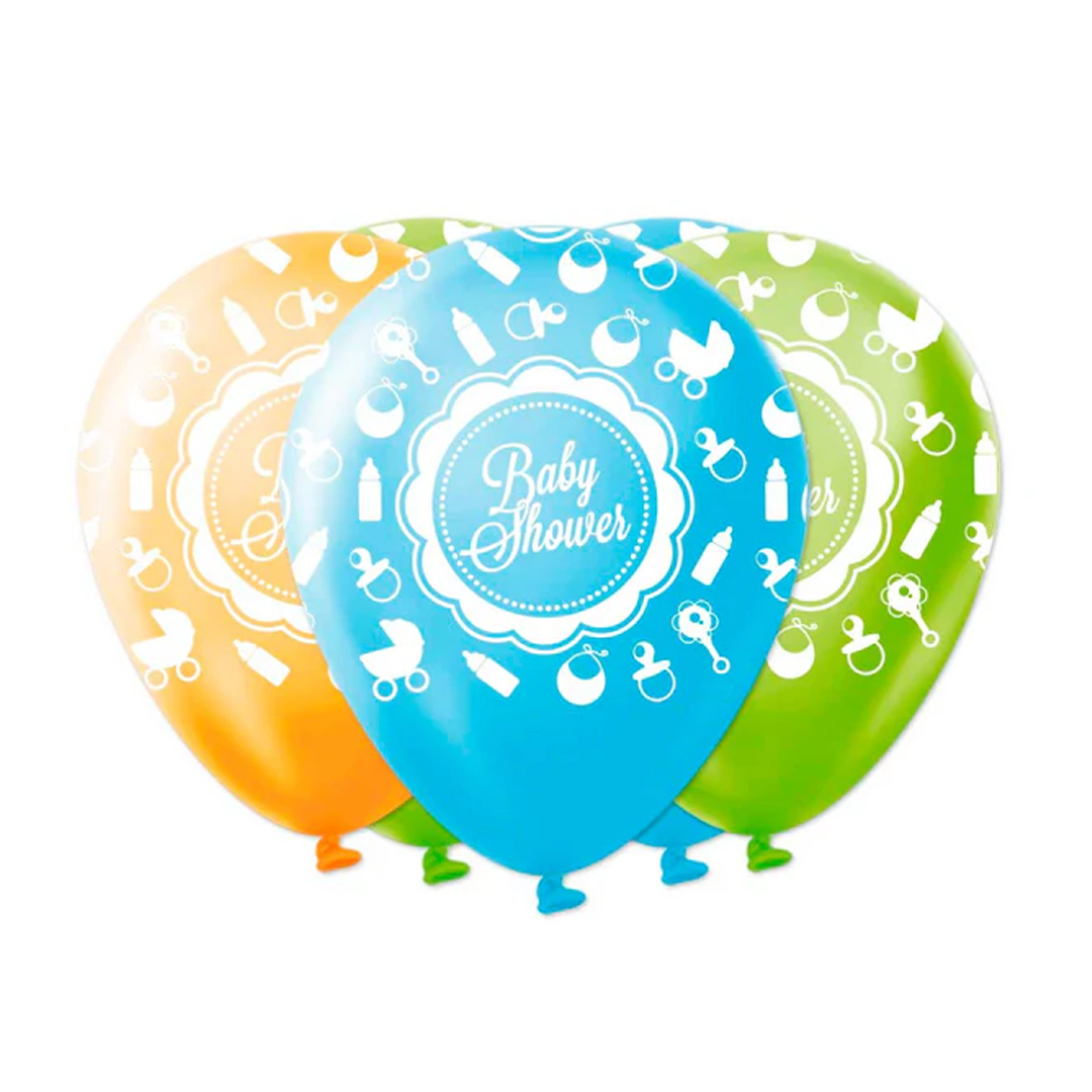 GLOBO LATEX BABY SHOWER R12 X25U