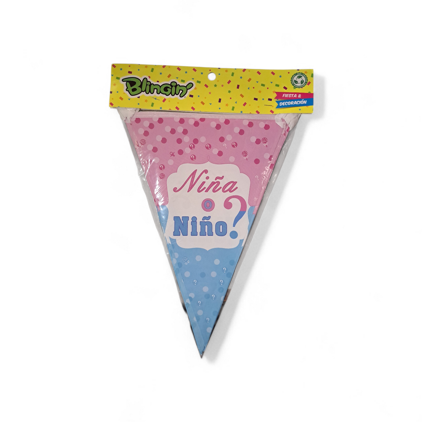 BANDERIN "NIÑA O NIÑO" X1U