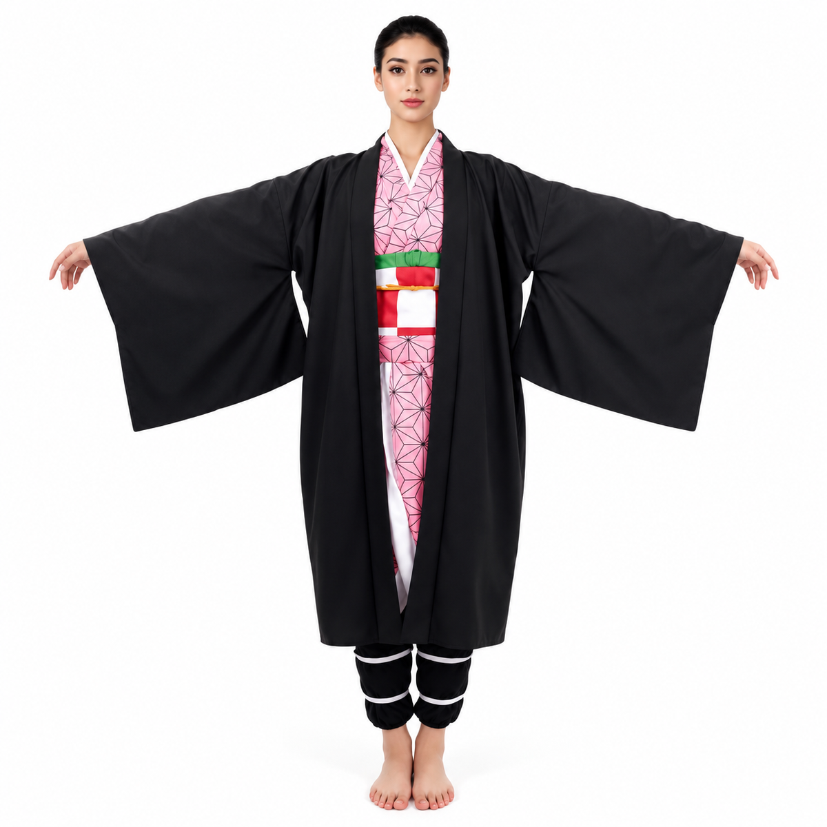 TRAJE KIMONO ROSADO - DIFERENTES TALLAS