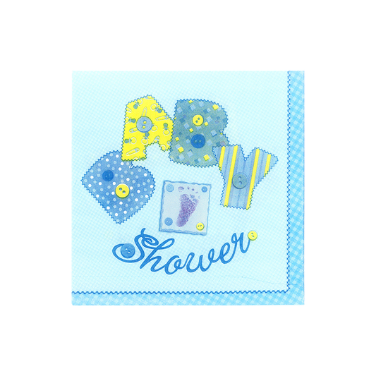 SERVILLETAS BABY SHOWER CELESTE X20U