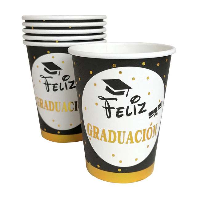 VASO FELIZ GRADUACIÓN X6U