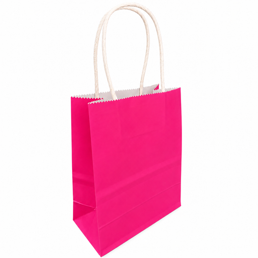 BOLSA REGALO KRAFT FUCSIA 15X21X8 X1 UNI