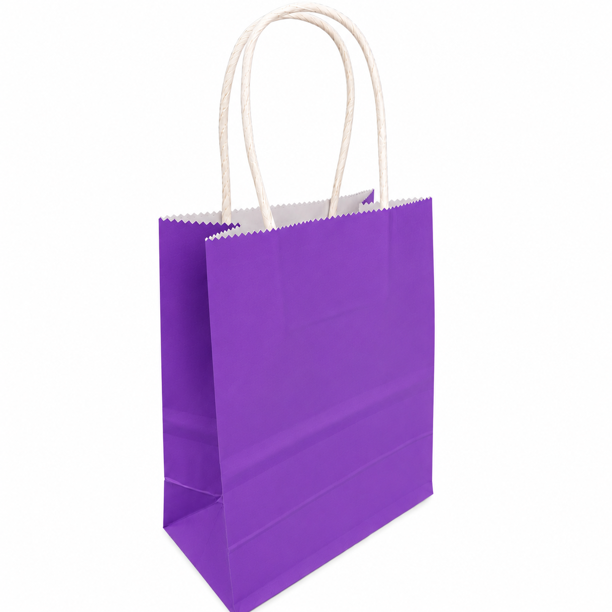BOLSA REGALO KRAFT MORADO 15X21X8 X1 UNI