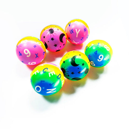 PELOTA RELAJACION 6.3CM MULTICOLOR X1