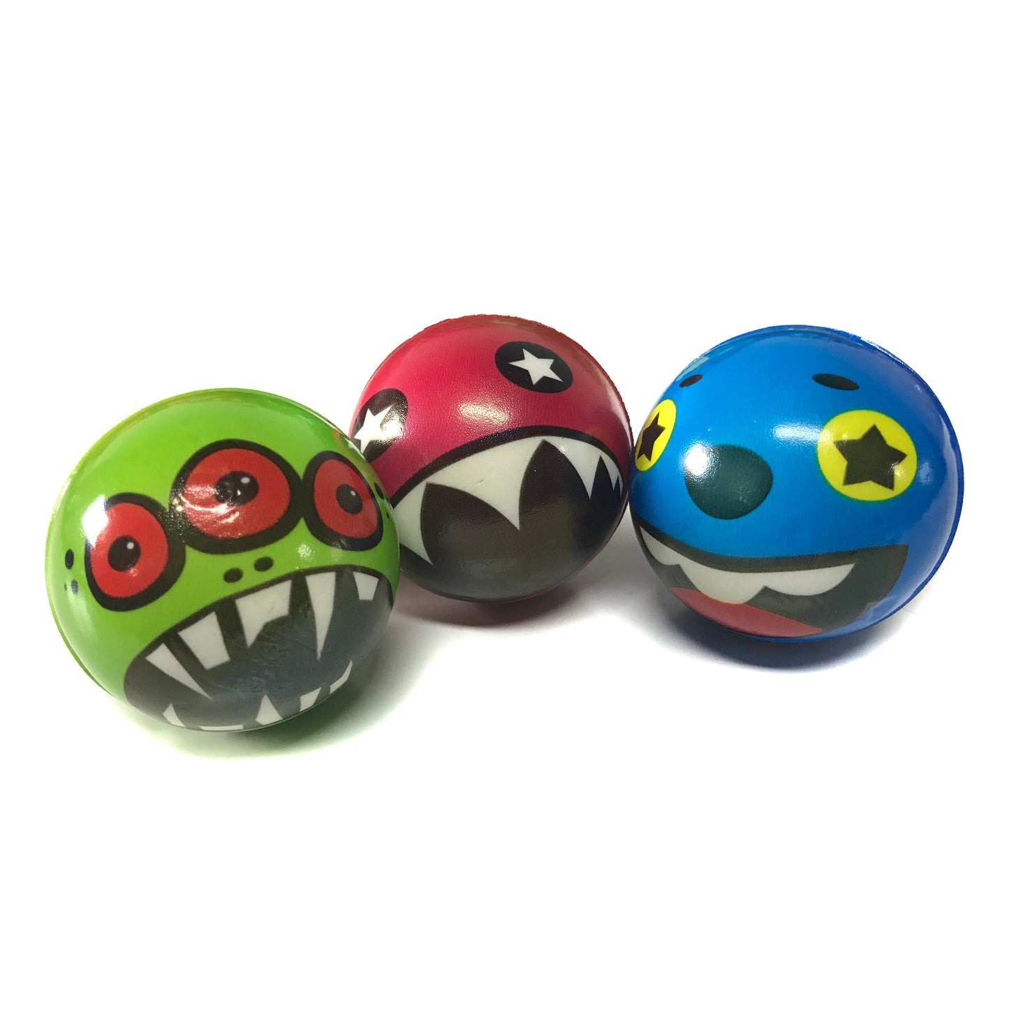 PELOTA RELAJACION 6.3CM MONSTERS X12 UNI