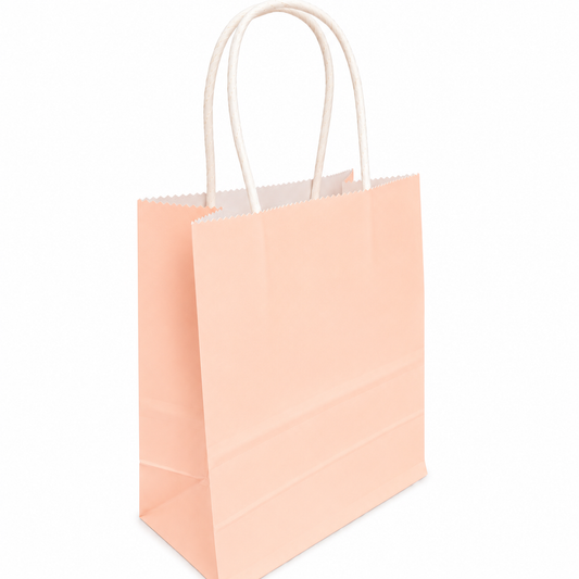 BOLSA REGALO KRAFT DAMASCO PASTEL 15X21X8 X1 UNI