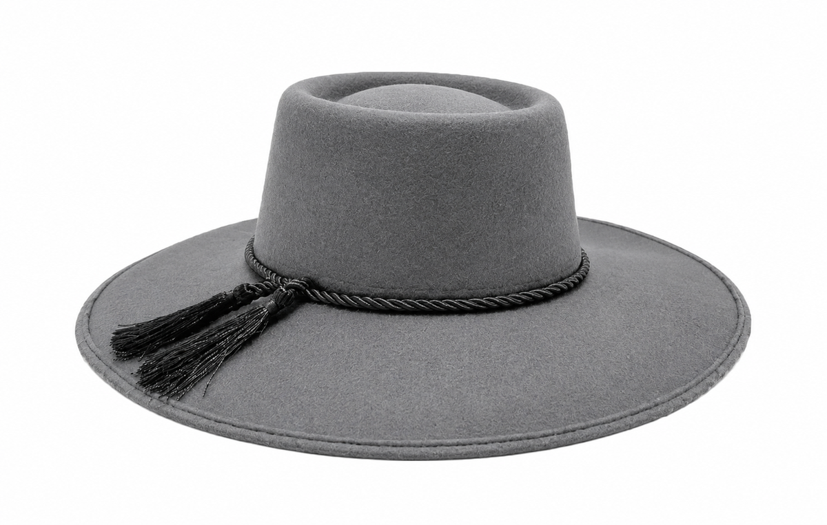SOMBRERO HUASO PROFESIONAL GRIS X1U