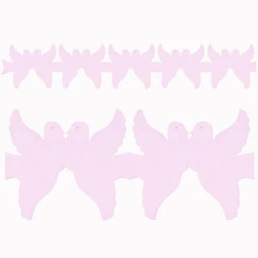 GUIRNALDA PALOMA ROSA 27X18CM 2M X1U