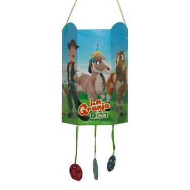 PIÑATA HEXAGONAL LA GRANJA X1U