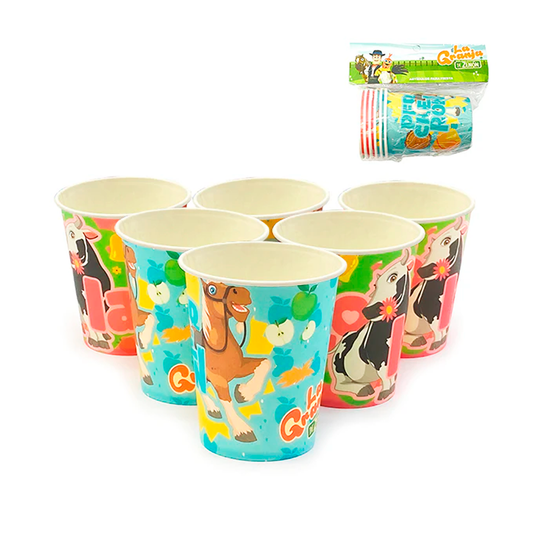VASO POLIPAPEL LA GRANJA DE ZENON X6U