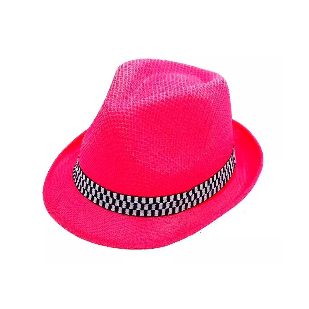SOMBRERO GUAPO TELA FLUOR ECO FUCSIA