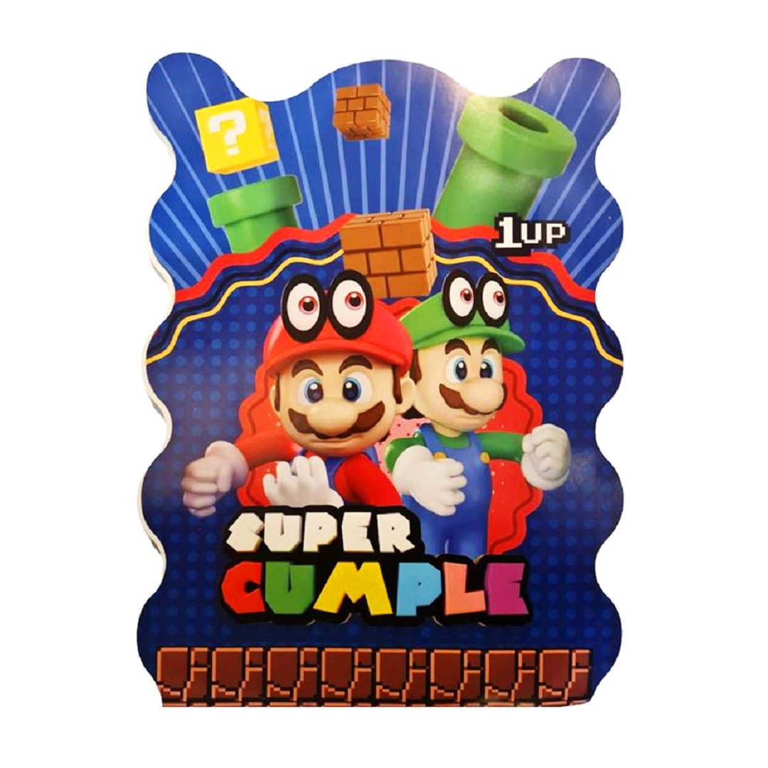 PIÑATA PLANA MARIO BROS X1U