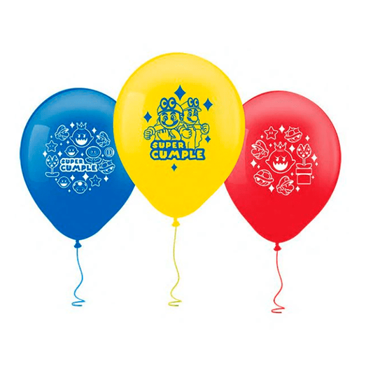 GLOBO R9 ESTAMPADOS MARIO BROS X12U