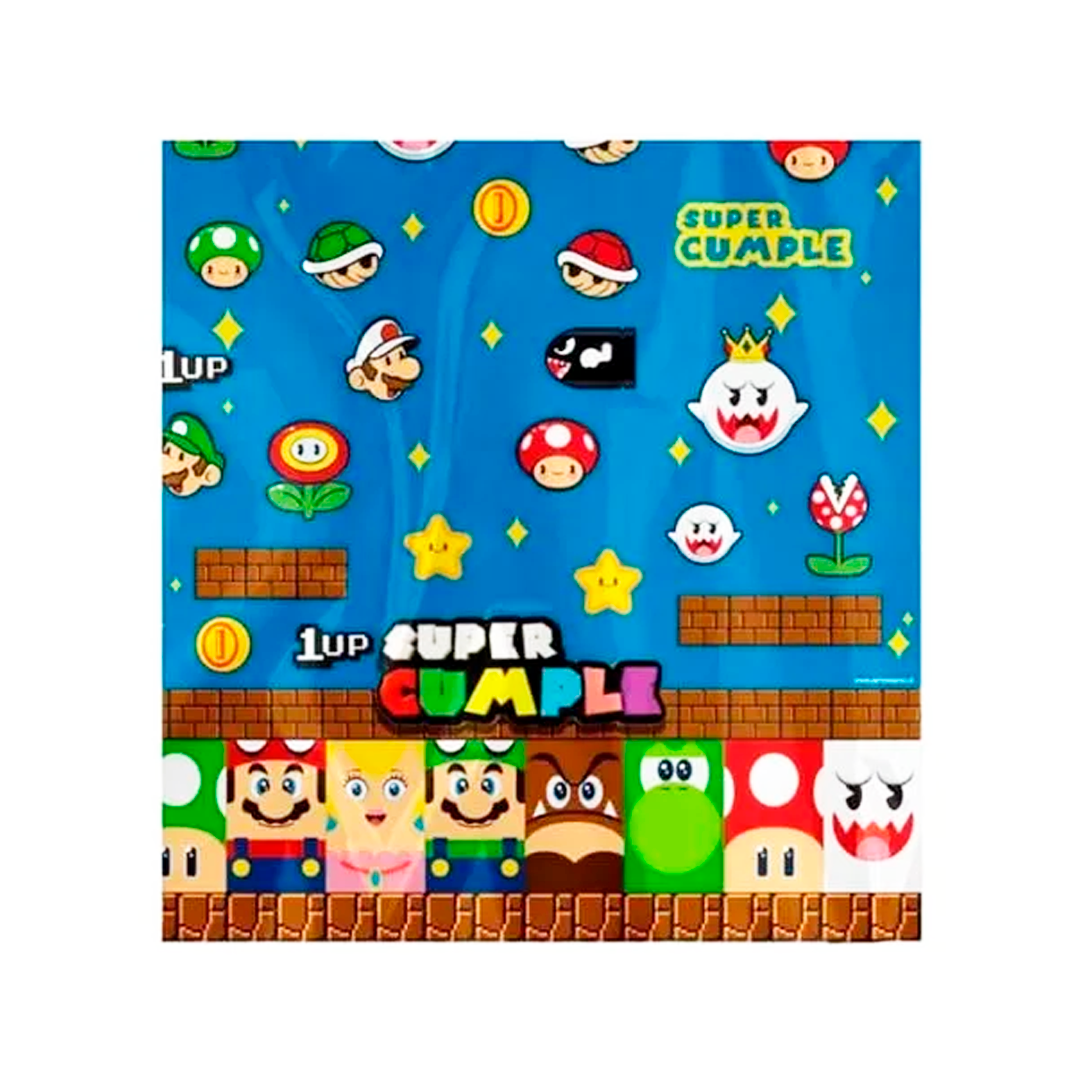 MANTEL MARIO BROS 130X170CM X1U