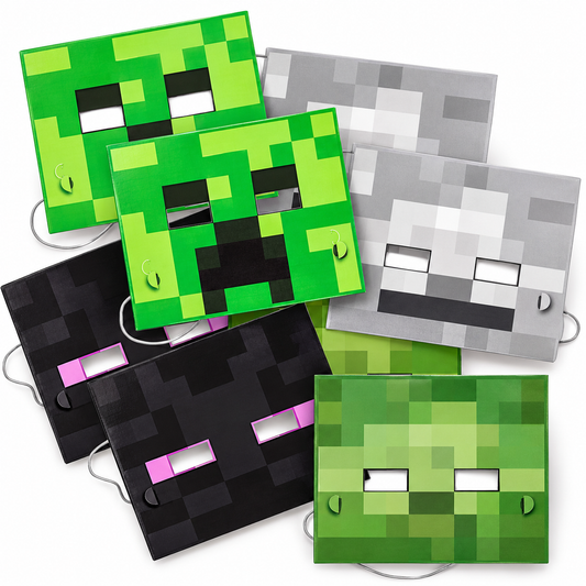 MASCARAS MINECRAFT X6U