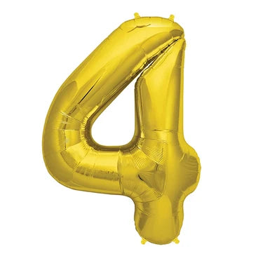 GLOBO N°4 DORADO 40" X1U