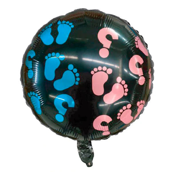 GLOBO METALIZADO FRASE "ES NIÑO O NIÑA" R18 45CM X1U