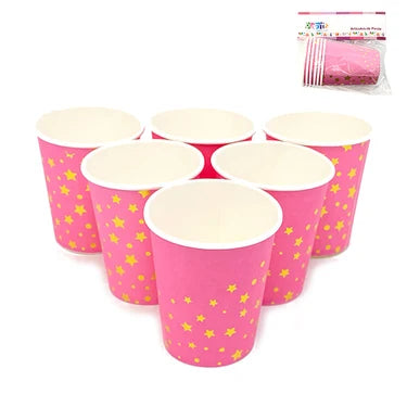 VASO POLIPAPEL HS ROSA X6U