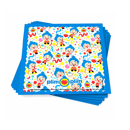 SERVILLETA 4 CARAS PLIM PLIM X12U