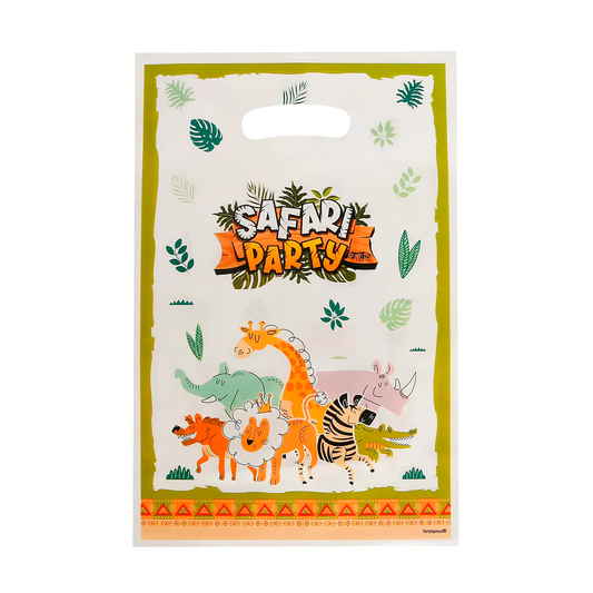 BOLSA DE DULCE SAFARI PARTY  X 6