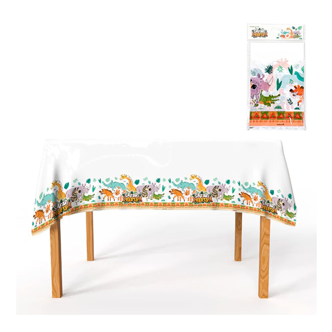 MANTEL 108 X 180CM SAFARI PARTY