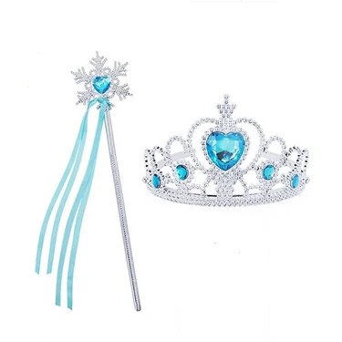 SET CORONA Y VARITA CELESTE X1U