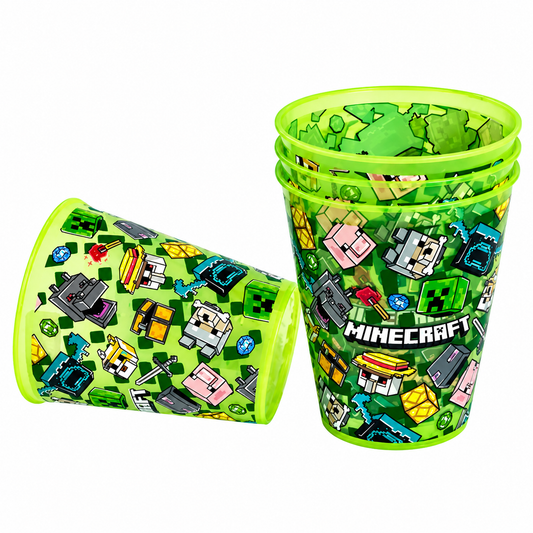 VASO ACRILICO MINECRAFT X4U