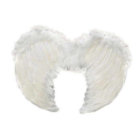 ALAS ANGEL PLUMA BLANCO 80X60CM