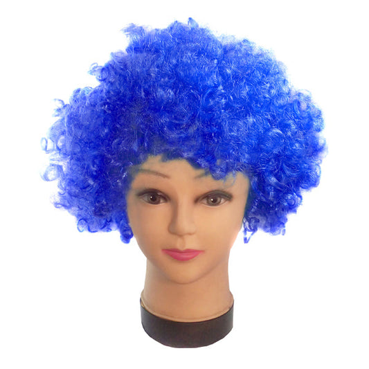 PELUCA AFRO 100GR AZUL REY