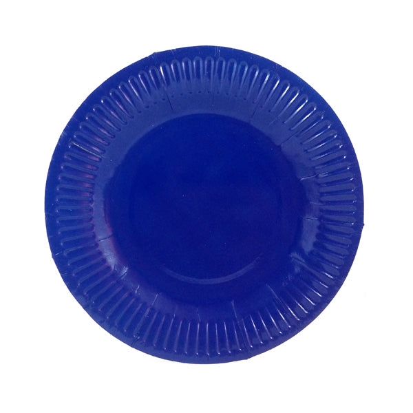 PLATO 7 AZUL REY CARTON X10U