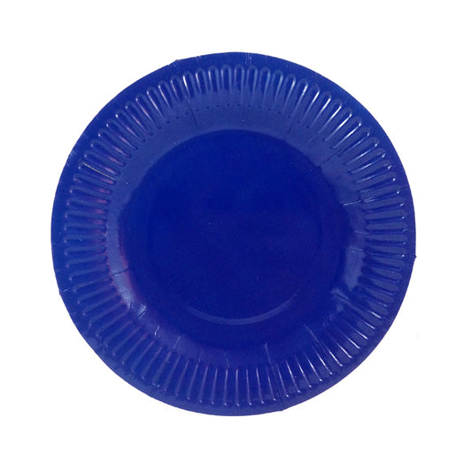PLATO 7 AZUL REY CARTON X10U