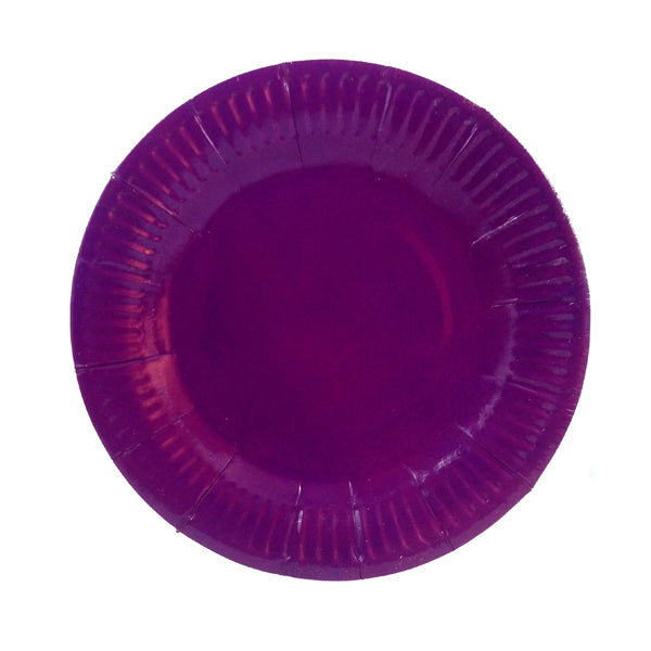 PLATO 7 MORADO CARTON X10U