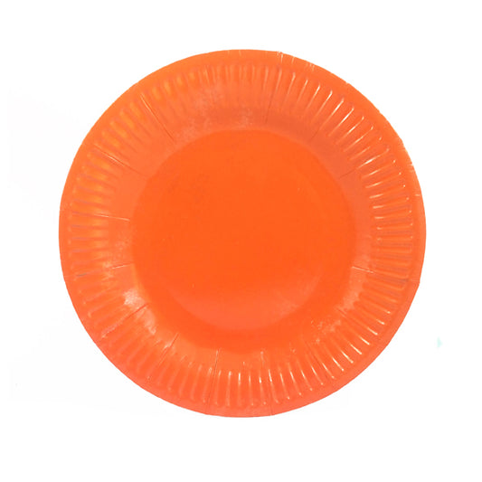 PLATO 7 NARANJO CARTON X10U